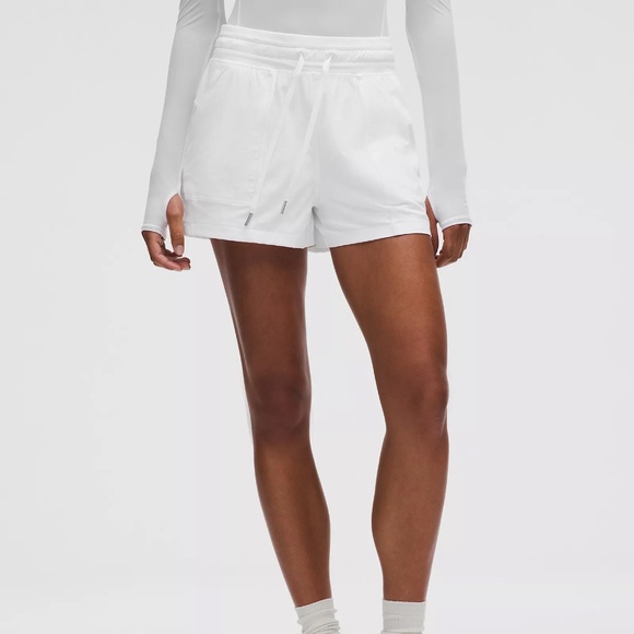 Dance Studio High-Rise Short, Inseam 3.5", Colour White, Size 12 - Picture 1 of 4